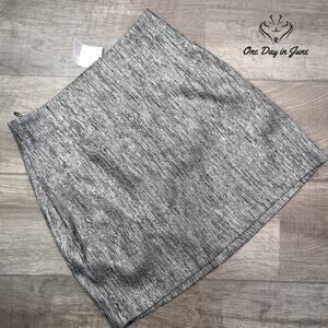 H&M Metallic Mini Skirt Size 10